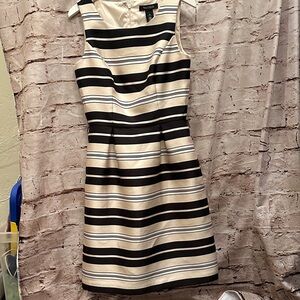 White House Black Market Striped Mini Dress